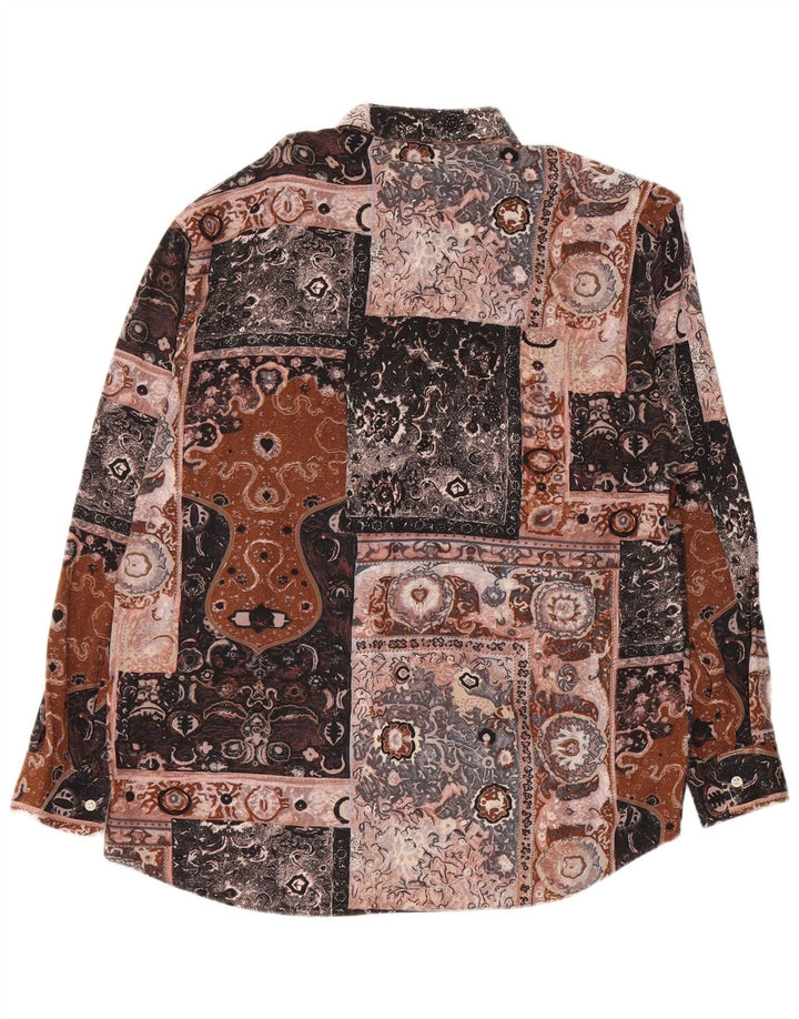 Vintage Herrenhemd Medium Mehrfarbig Patchwork