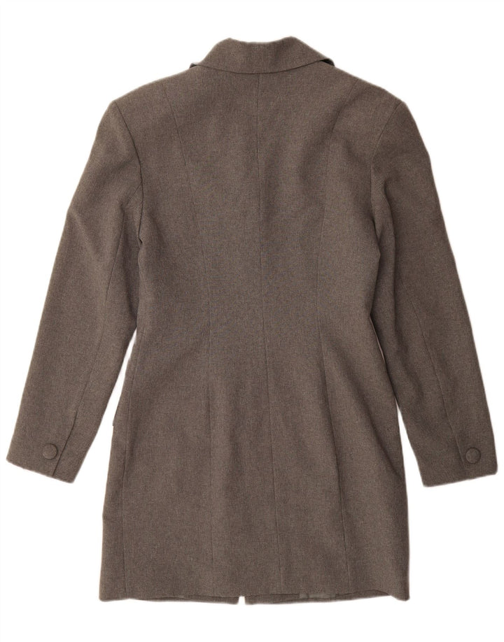 Vintage Damen Mantel IT 42 Mittelgrau
