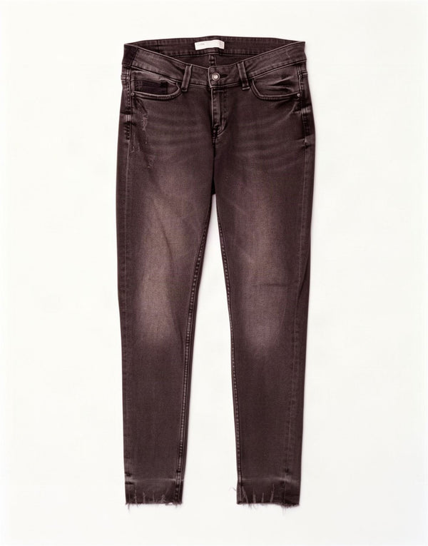 Zara Damen Skinny Jeans EU 36 XS W26 L26 Grau