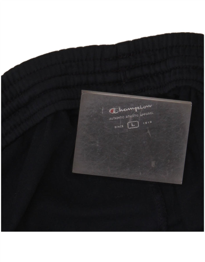 CHAMPION Herren-Trainingshose, Größe L, Marineblau