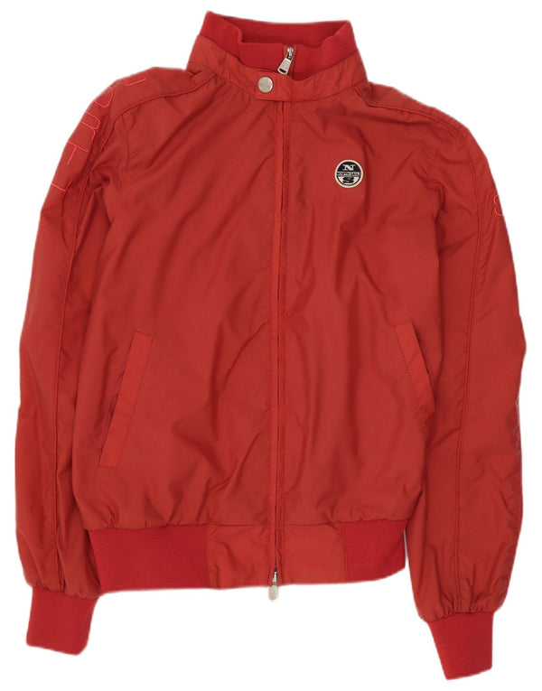 North Sails Herren Bomberjacke UK 34 XS Rot Polyamid