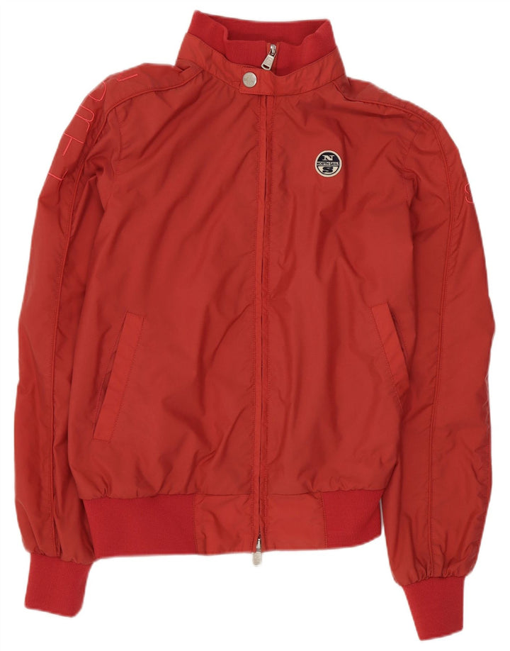 North Sails Herren Bomberjacke UK 34 XS Rot Polyamid