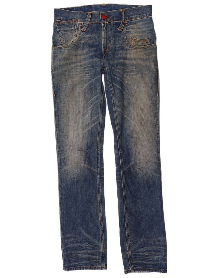 Levi's Herren Slim Jeans W32 L34 Blaue Baumwolle