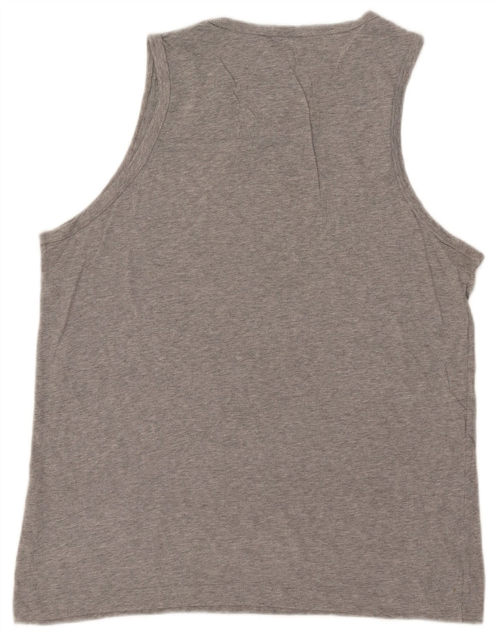 Nike Herren-T-Shirt mit Grafik, groß, grau gefleckte Baumwolle