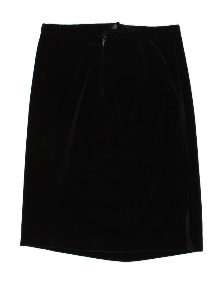 VINTAGE Womens Straight Skirt W30 Medium Black Vintage Vintage and Second-Hand Vintage from Messina Hembry 