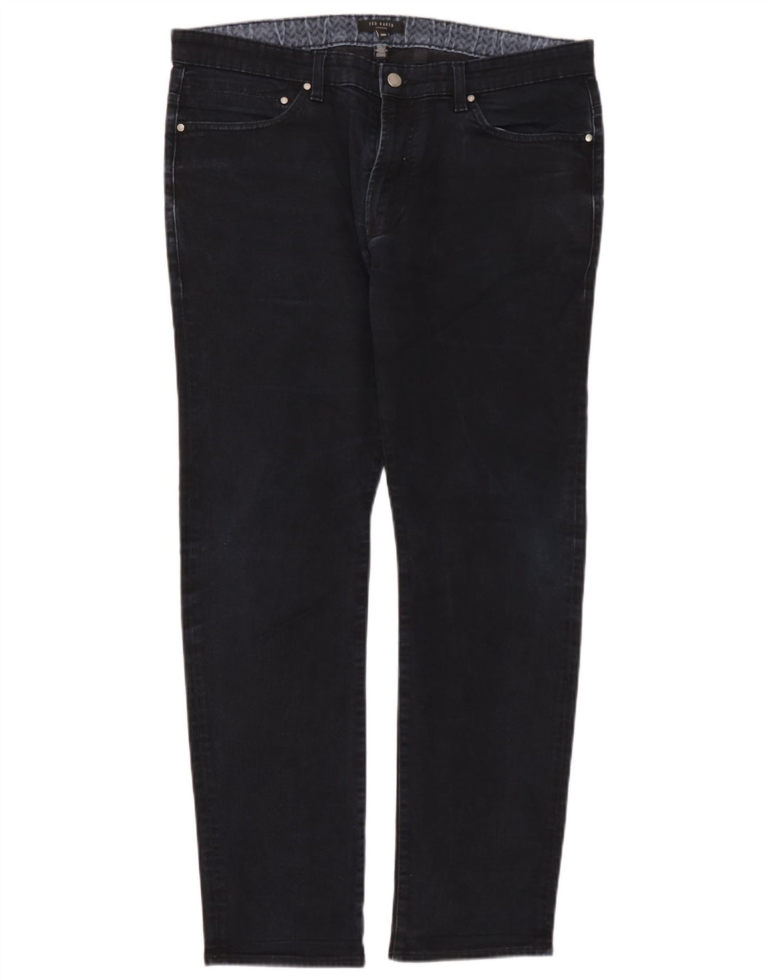 Ted Baker Herren Slim Jeans W36 L32 Marineblau Baumwolle