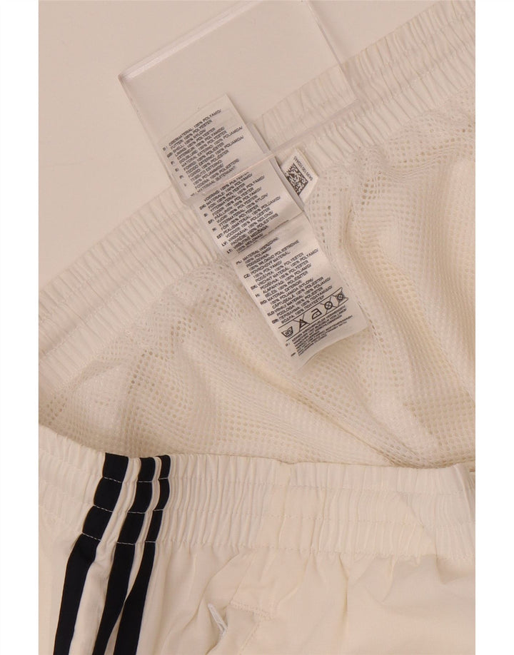 Adidas Herren Capri Cargo-Trainingshose, groß, weißes Polyester