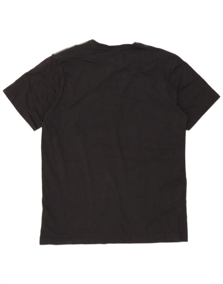 Nike Herren T-Shirt Top Large Schwarz Colourblock Baumwolle