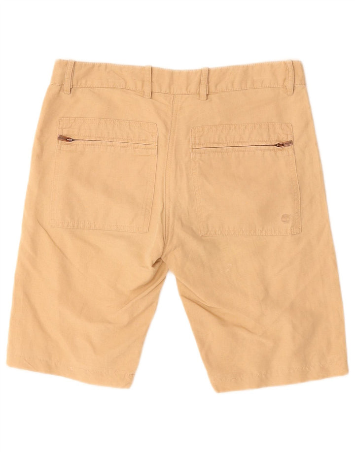 Timberland Damen Chinoshorts US 4 Small W27 Beige Baumwolle