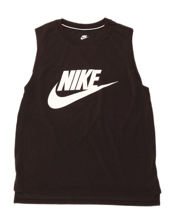 NIKE Herren Grafik-Weste Top Medium Schwarz