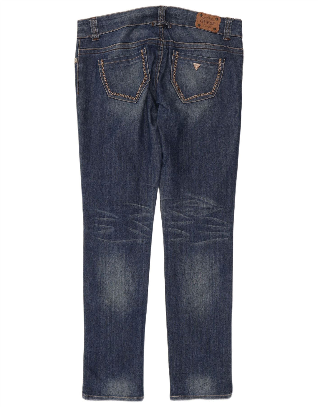Guess Damen Slim Jeans W31 L33 Blaue Baumwolle