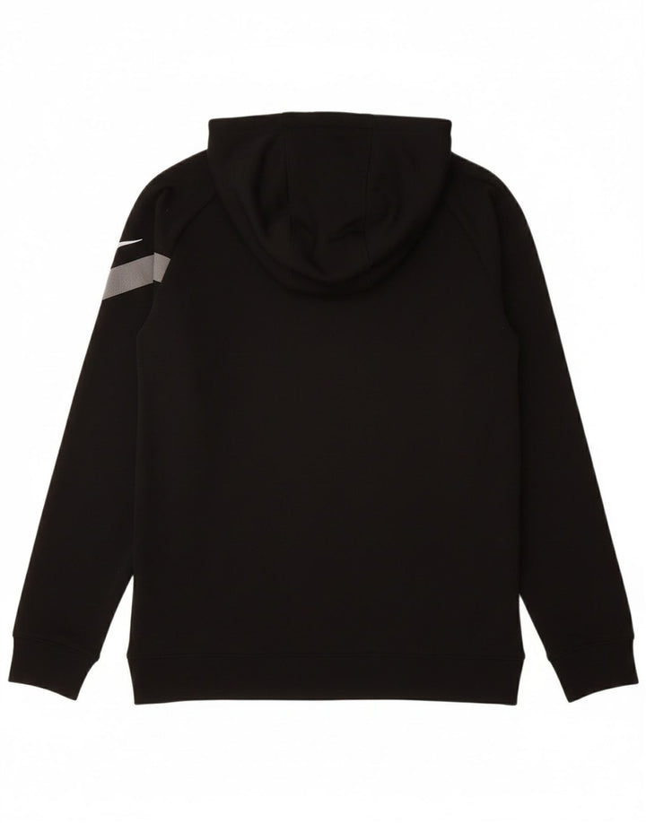 NIKE Dri Fit Graphic Kapuzenpullover für Jungen, 12–13 Jahre, Größe L, Schwarz, Polyester