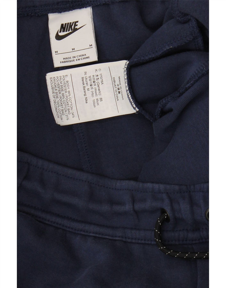 Nike Herren-Trainingshose, Jogginghose, Baumwolle, mittelblau, Marineblau