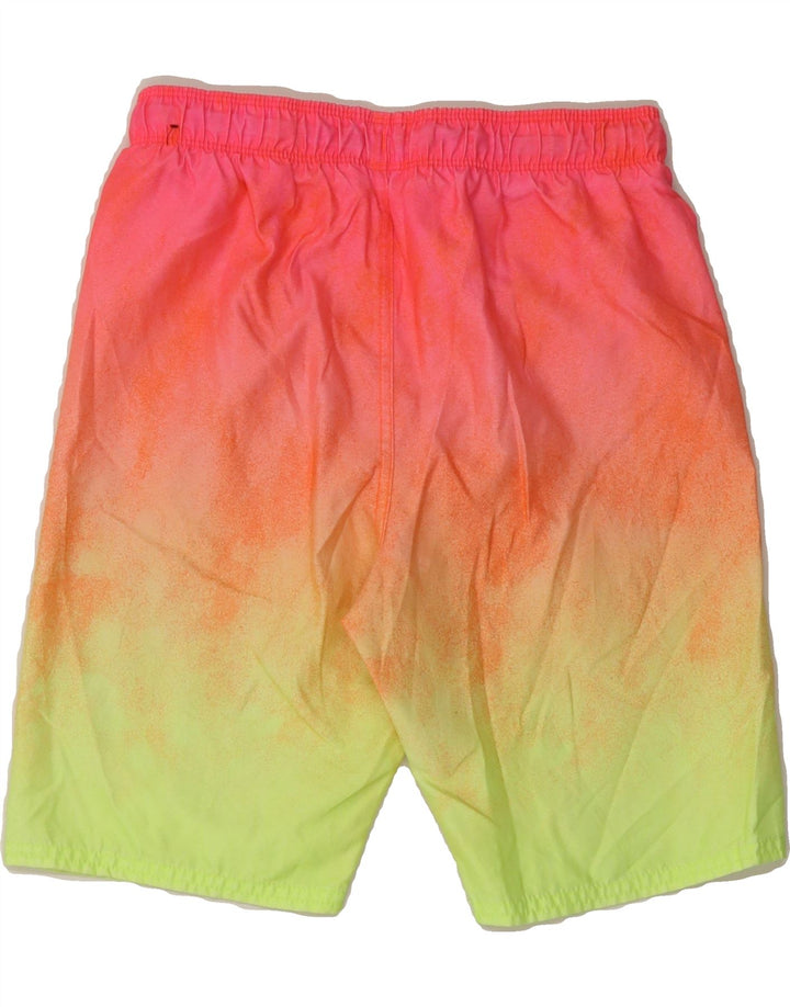 HURLEY Womens Graphic Sport Shorts UK 12 Medium Multicoloured Tie Dye Vintage Hurley and Second-Hand Hurley from Messina Hembry 