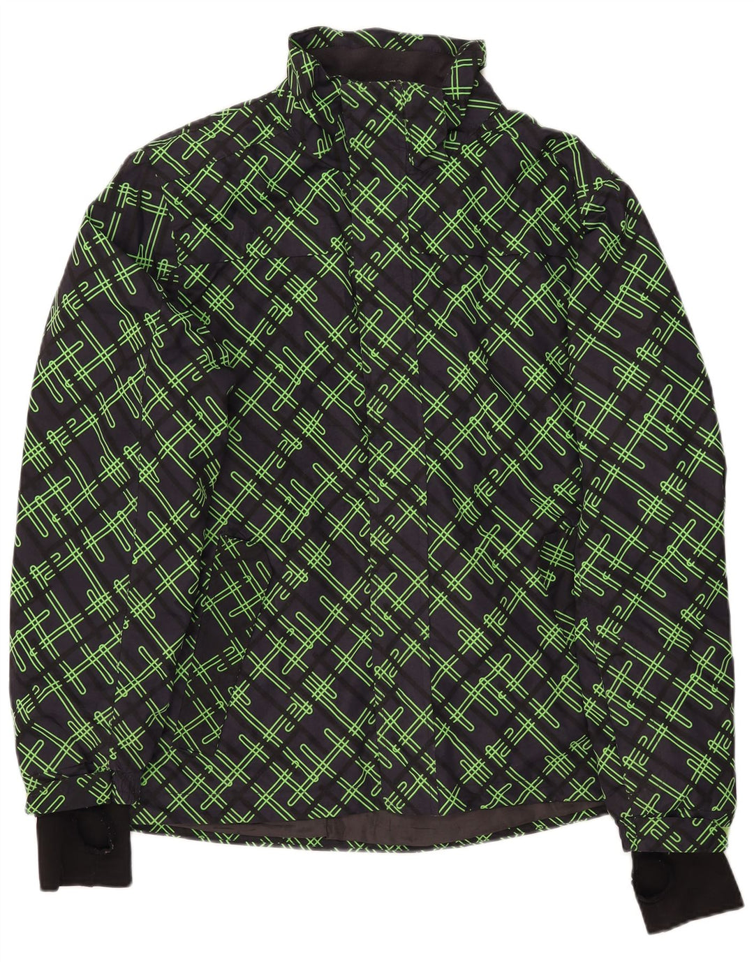 CRIVIT Herren-Windbreaker-Jacke, UK 40, groß, marineblau, geometrisch, Polyester