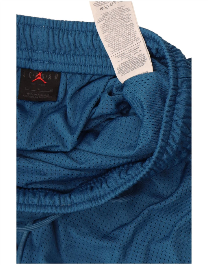 Jordan Herren Sportshorts mit Grafik, Größe S, Blau, Polyester