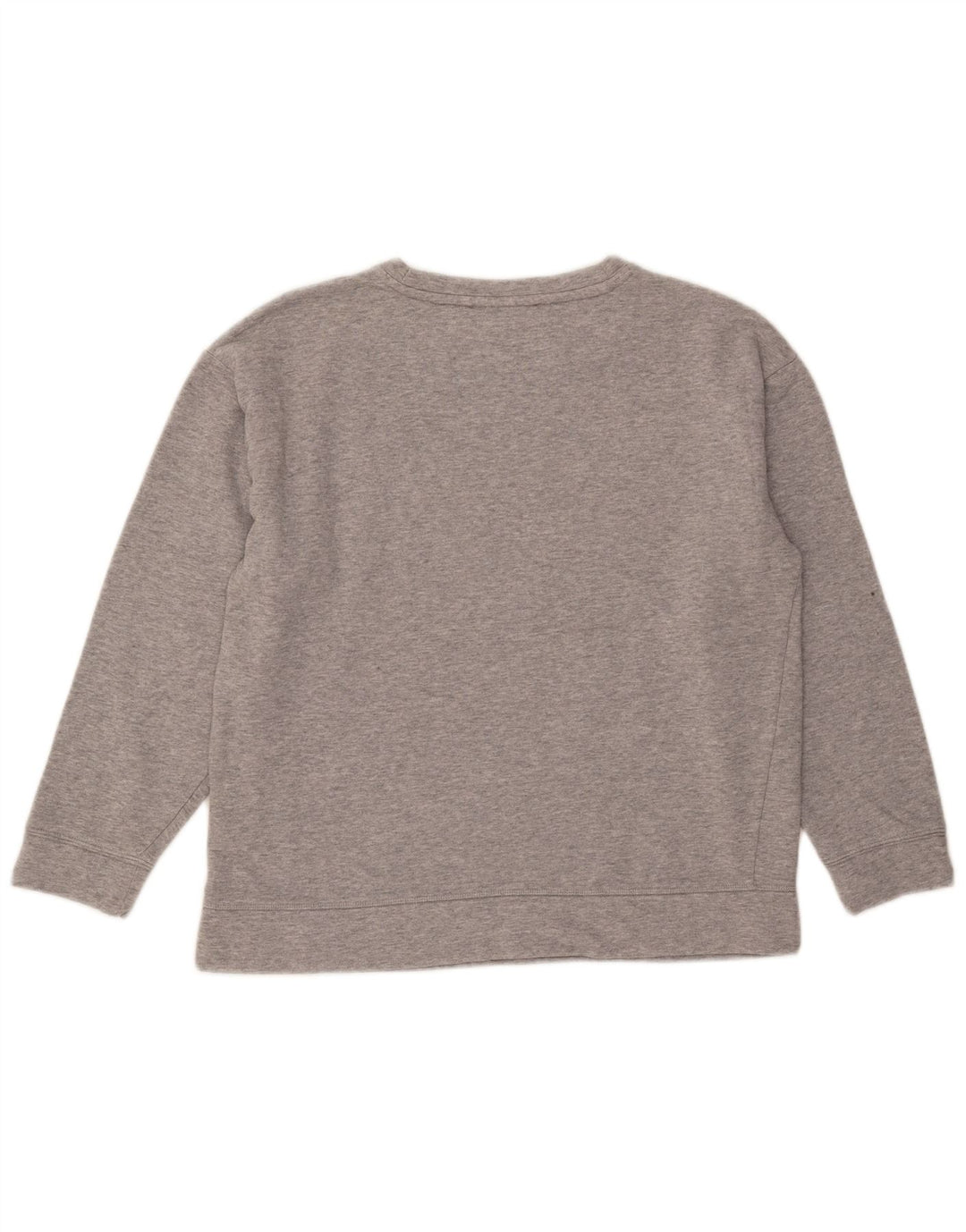 Tommy Hilfiger Damen Grafik-Sweatshirtpullover UK 14 Mittelgrau meliert