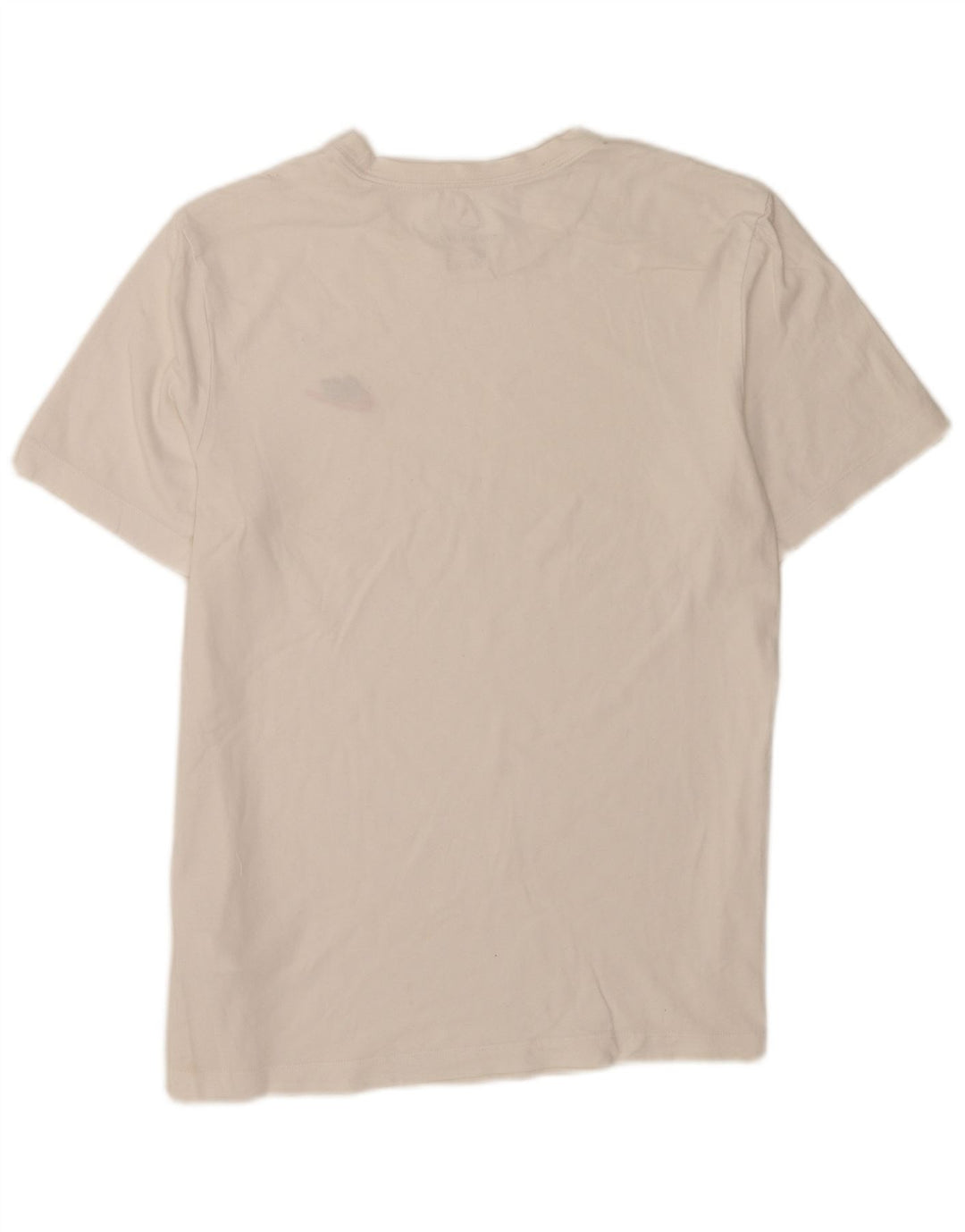Nike Herren T-Shirt Top aus mittelweißer Baumwolle