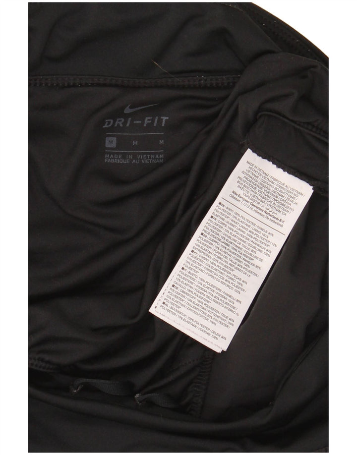 Nike Damen Dri Fit Sport Shorts UK 14 Medium Schwarz Polyester