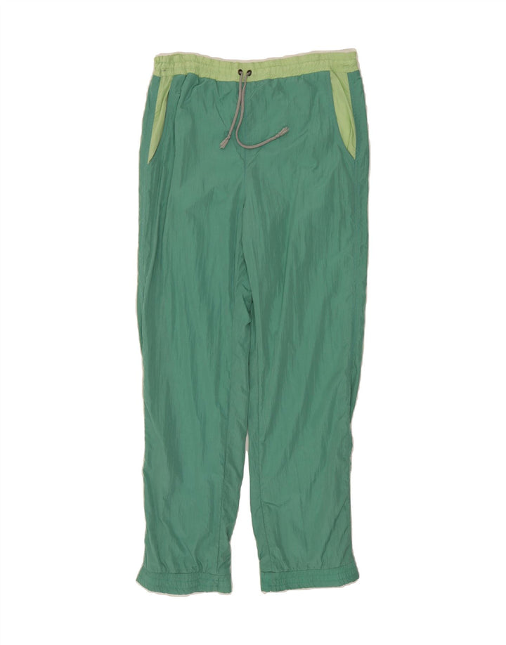 MC KEES Womens Tracksuit Trousers UK 10 Small  Green Colourblock Polyamide Vintage Mc Kees and Second-Hand Mc Kees from Messina Hembry 