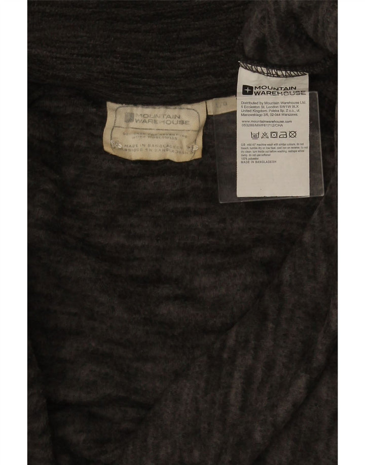 Mountain Warehouse Damen-Fleecejacke mit Reißverschluss, UK 16, Größe L, Grau meliert