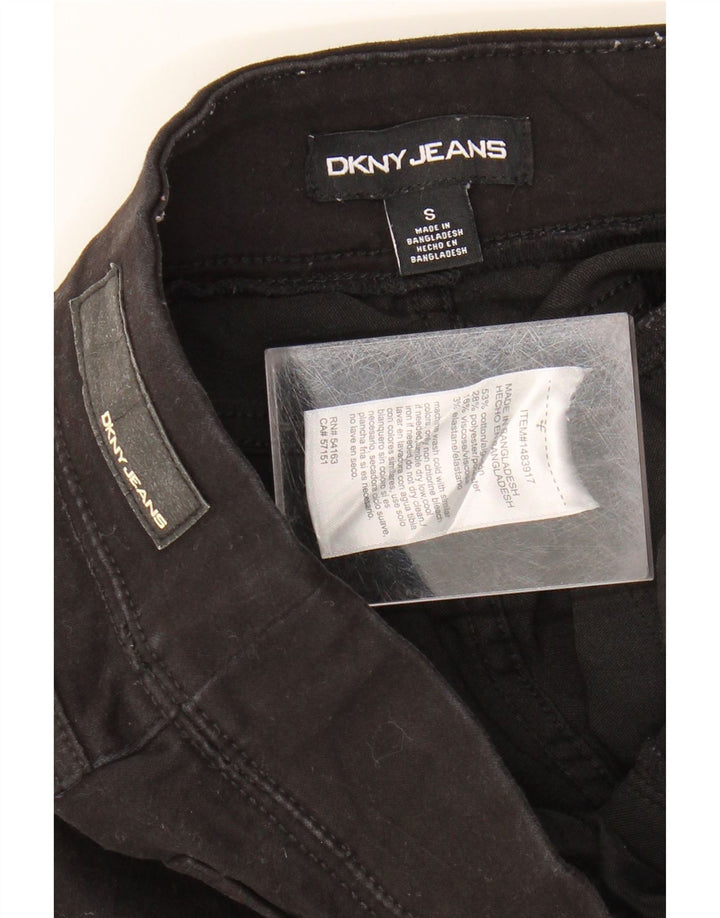 DKNY Womens Casual Shorts Small W30 Black Cotton Vintage Dkny and Second-Hand Dkny from Messina Hembry 