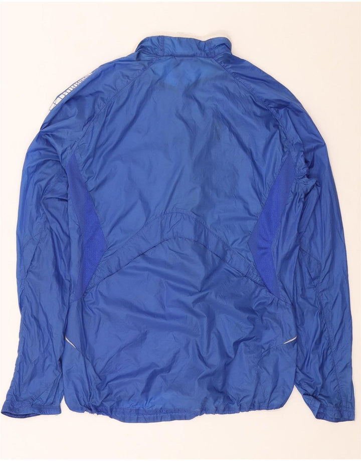 Adidas Herren Clima Proof Regenjacke UK 38 Mittelblaues Polyamid
