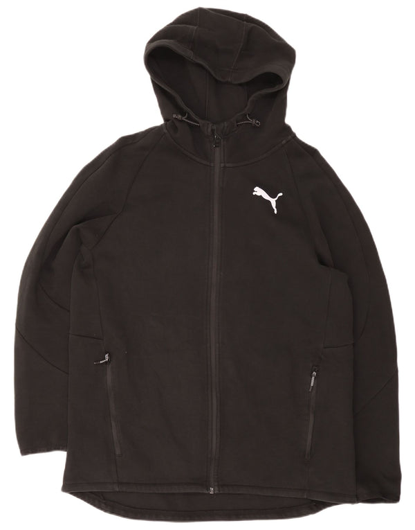 Puma Damen Zip Hoodie Pullover UK 18 XL Schwarz