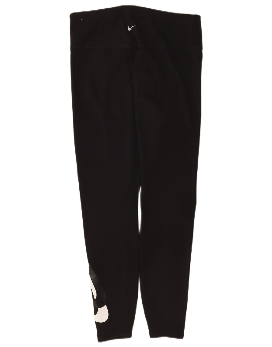 Nike Damen Dri Fit Graphic Leggings UK 16 Large Schwarz Polyester