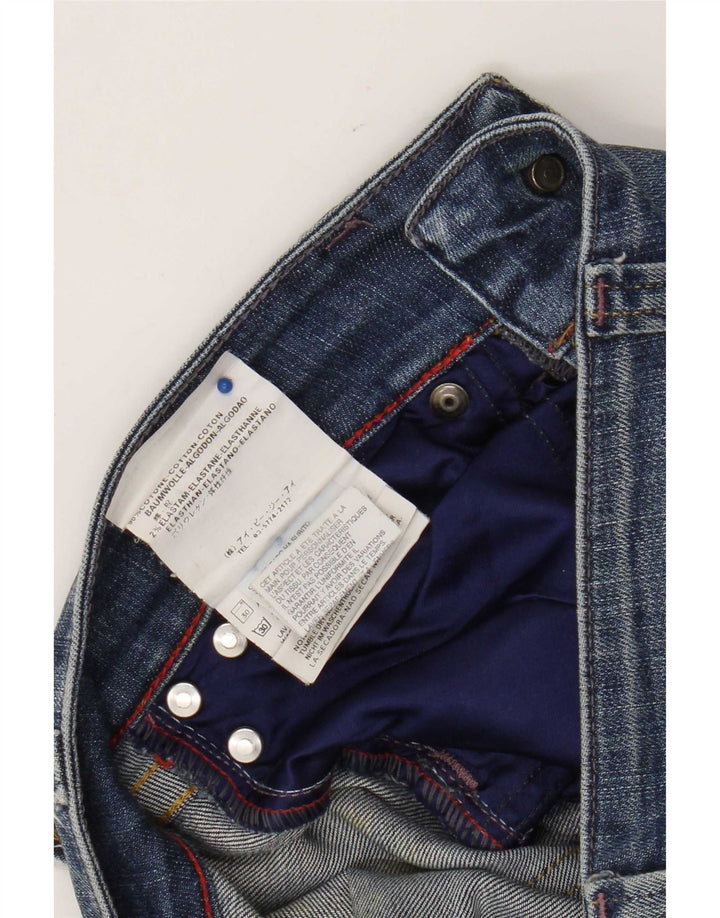 Replay Damen Bootcut Jeans W26 L34 Blaue Baumwolle