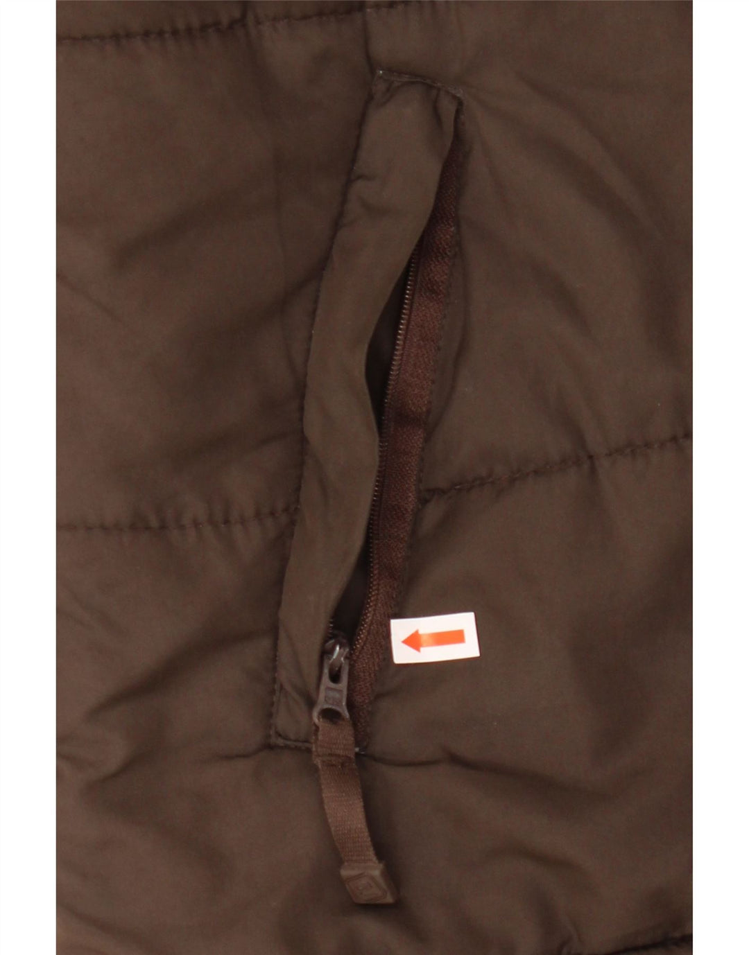 Mountain Essentials Damen Wattierte Weste UK 12 Mittelbraunes Polyester