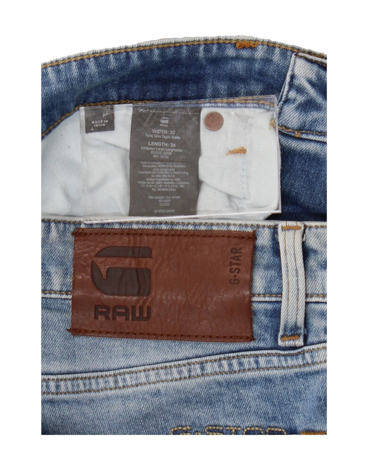 G-STAR Mens Straight Jeans W32 L34 Blue Cotton Vintage G-Star and Second-Hand G-Star from Messina Hembry 