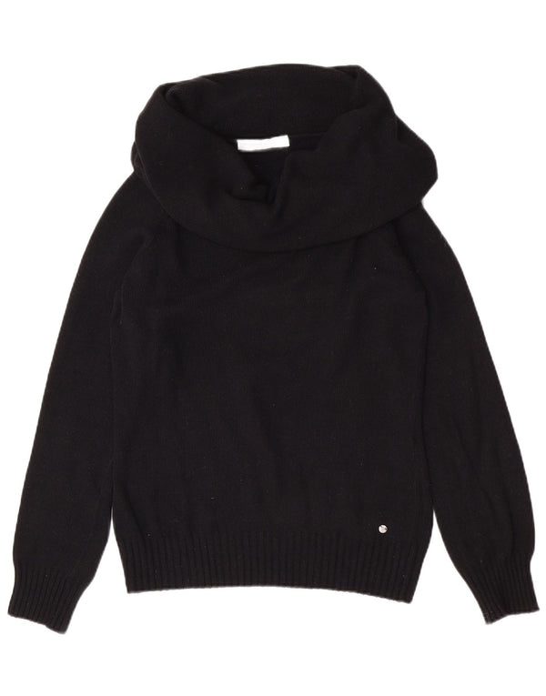 North Sails Damen Rollkragenpullover, Größe S, Schwarz, Angora