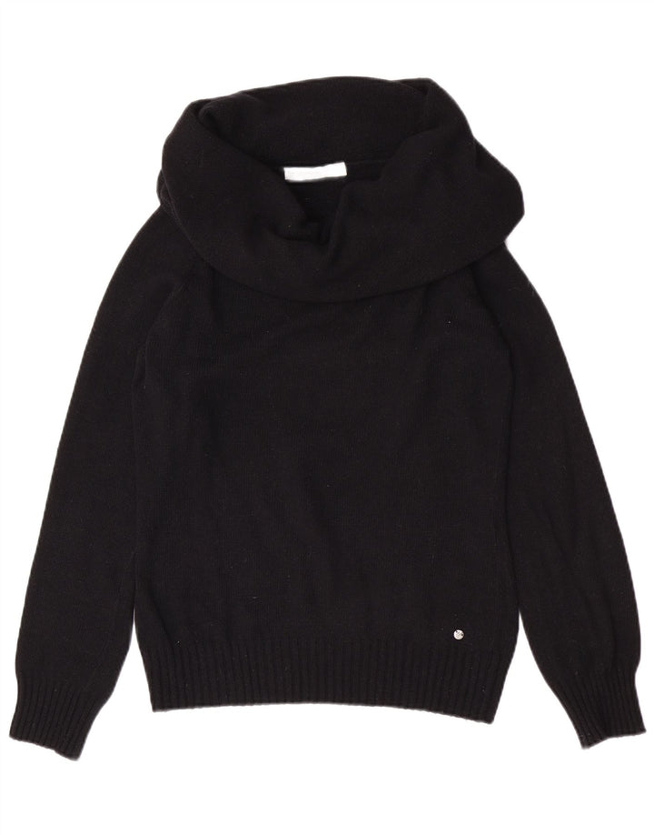 North Sails Damen Rollkragenpullover, Größe S, Schwarz, Angora