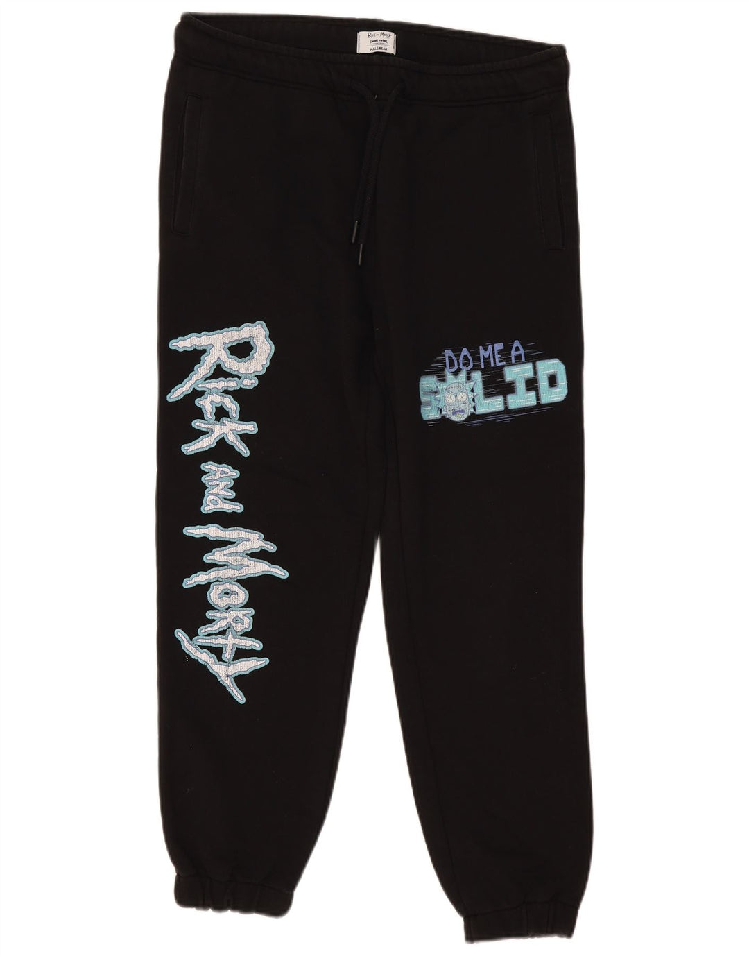 Pull & Bear Herren Rick and Morty Trainingshose Jogger Medium Schwarz