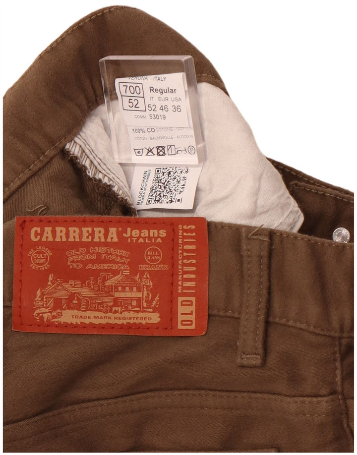 CARRERA Damen Normale Freizeithose W36 L32 Braune Baumwolle