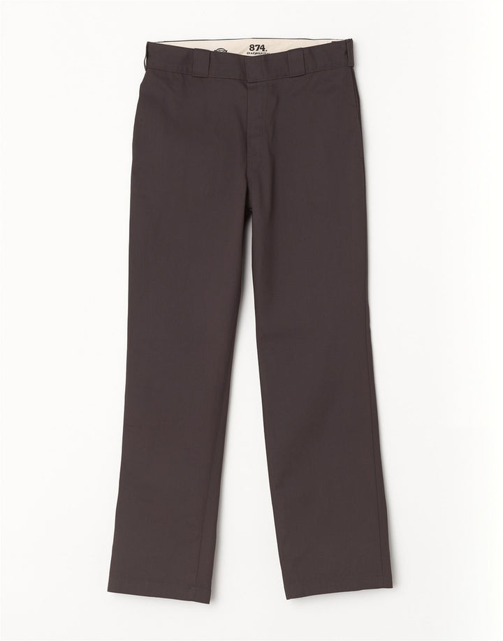Dickies Herren Straight Original Fit Chinohose W30 L32 Grau Polyester