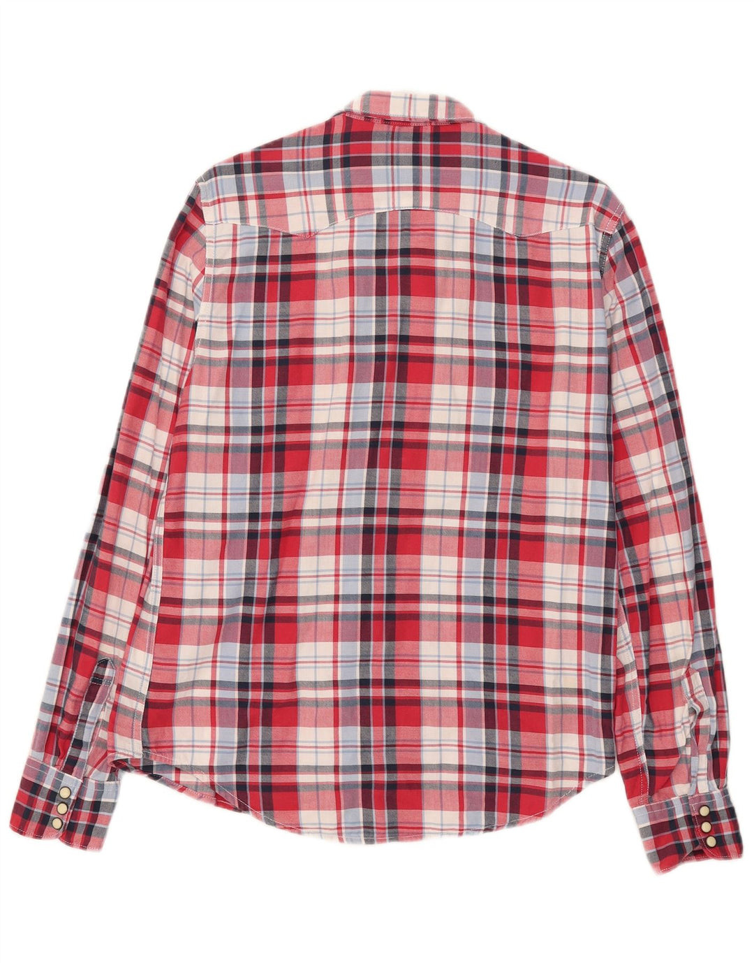 Levi's Damen-Hemd UK 14, mittelrot, kariert, Baumwolle