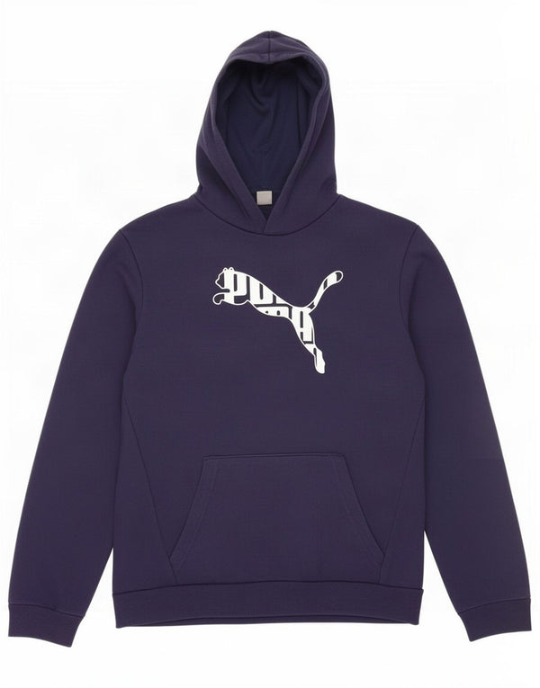 Puma Jungen Graphic Hoodie Pullover 15–16 Jahre marineblaue Baumwolle