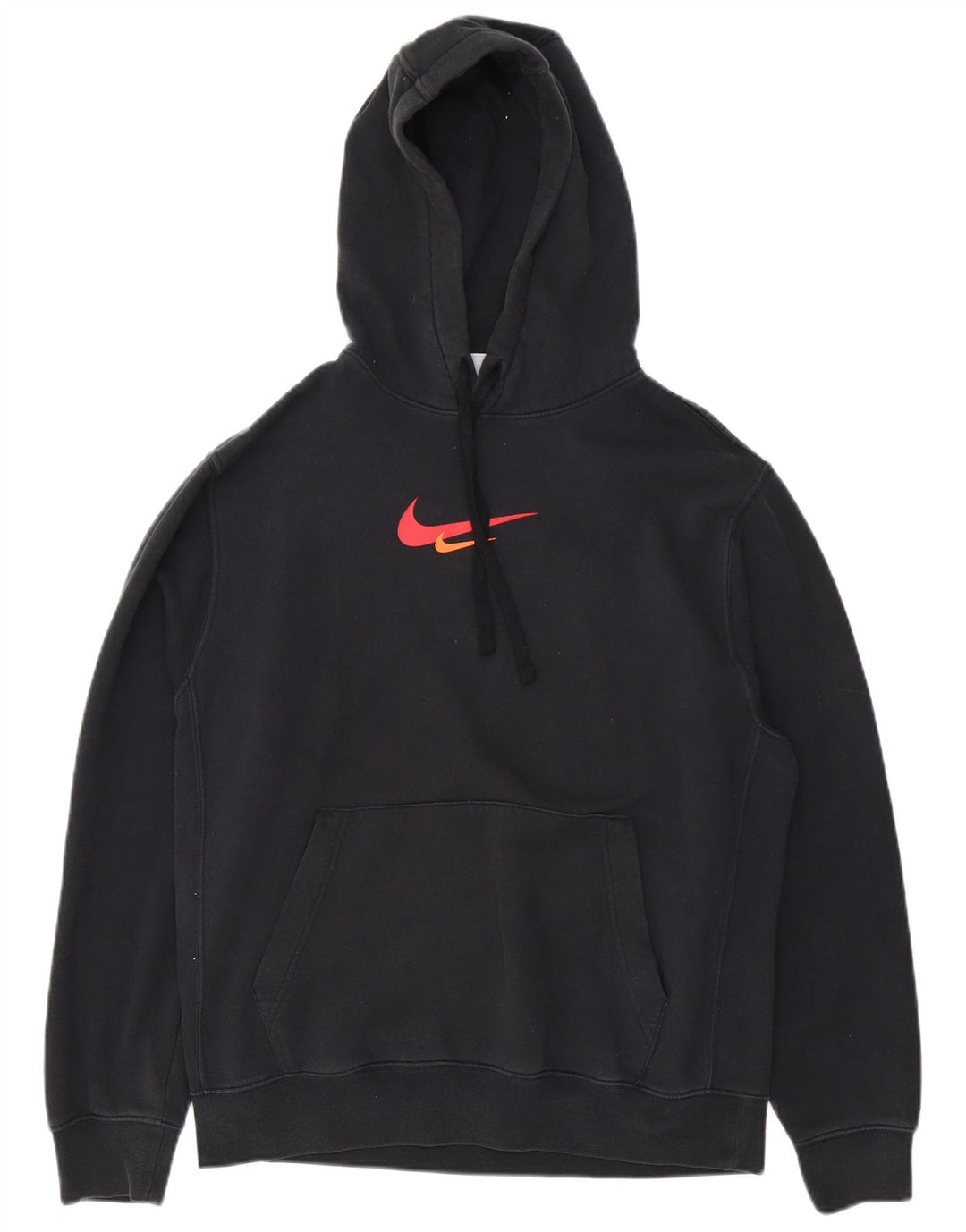 Nike Herren-Kapuzenpullover mit Grafik, mittelschwarz, Baumwolle