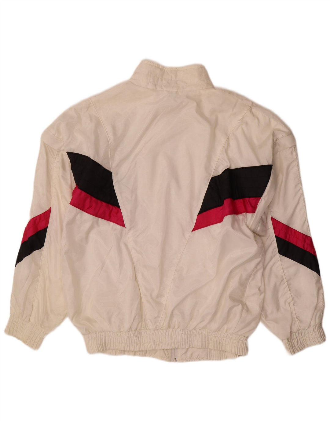 Pandora Herren-Trainingsanzug-Topjacke, großes, weißes Colourblock-Polyamid