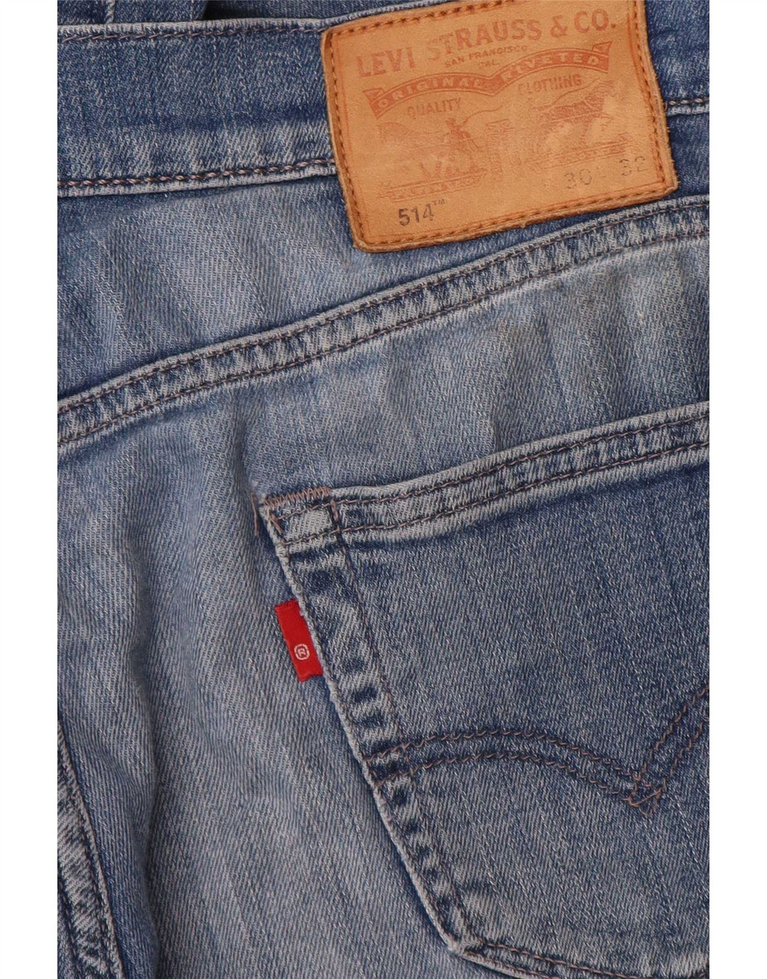 Levi's Herren 514 Straight Jeans W30 L32 Blau