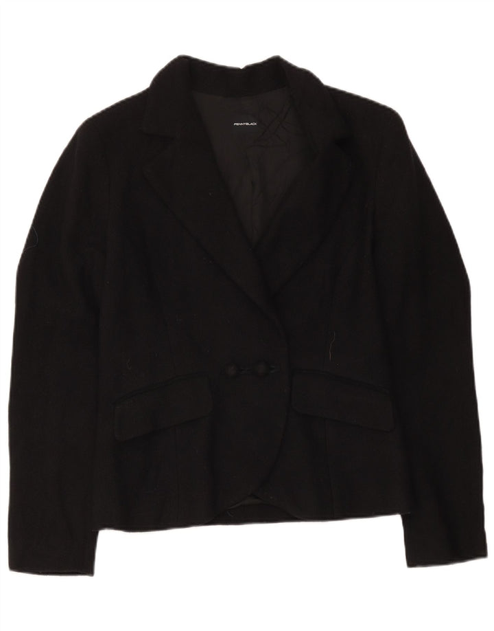 Penny Black Zweireihiger Damen-Blazer, UK-Größe 12, mittlere Baumwolle