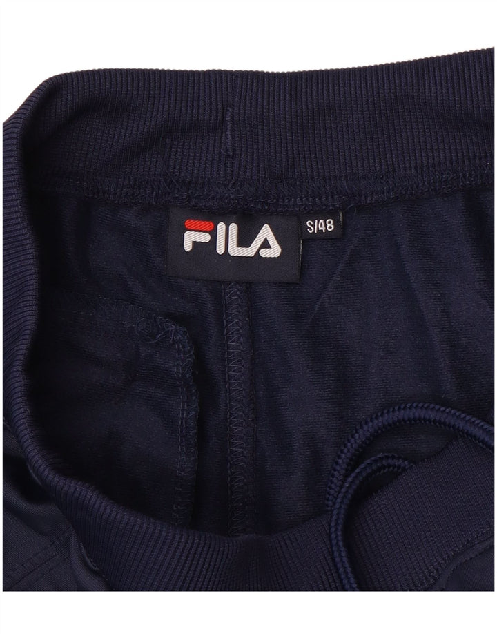 FILA Damen Trainingshose Jogger UK 10 Small Marineblau