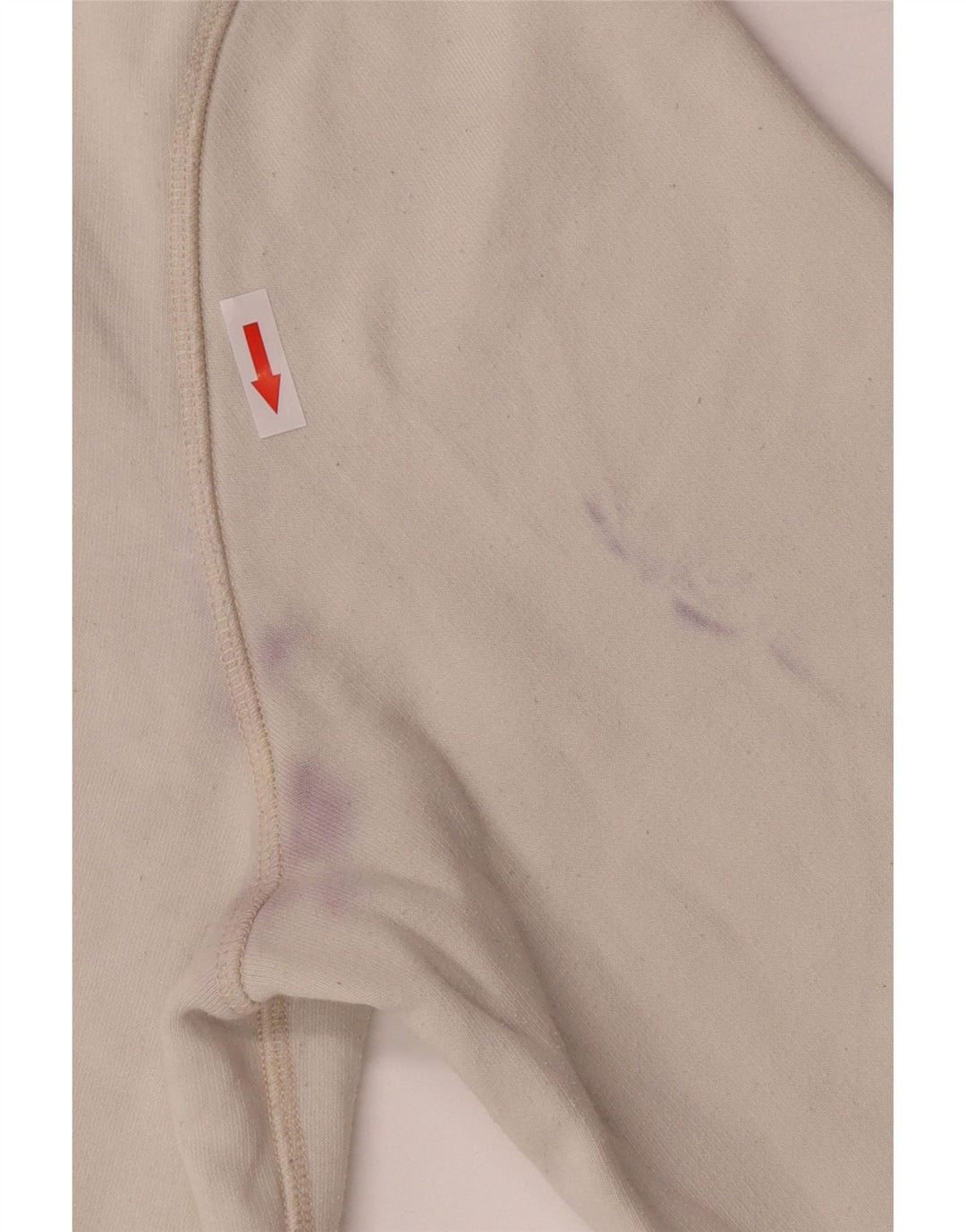 Jack Wills Herren-Sweatshirt mit Grafik, Größe L, aus weißer Baumwolle