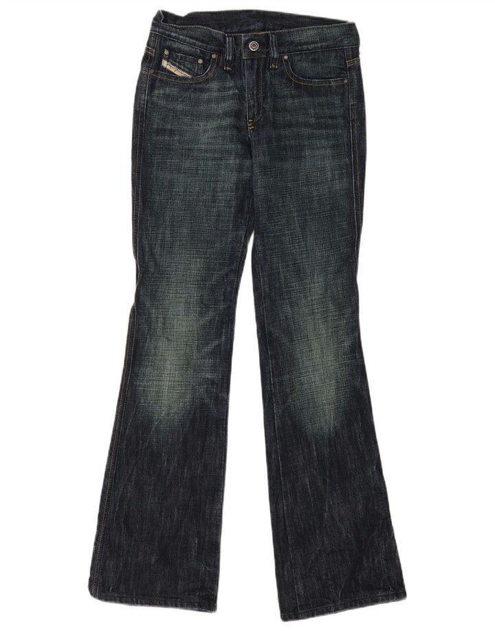 Diesel Damen Bootcut-Jeans W26 L31 Marineblaue Baumwolle