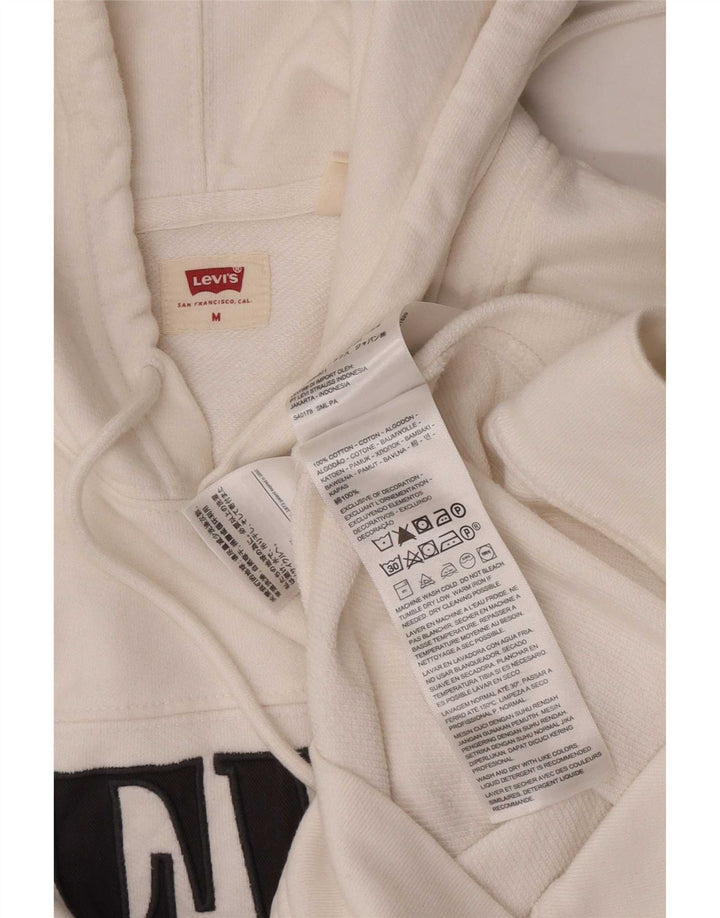 Levi's Herren-Kapuzenpullover mit Grafik, mittelweiße Baumwolle