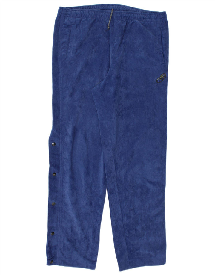 ASICS Herren-Fleece-Trainingshose, Größe L, Marineblau