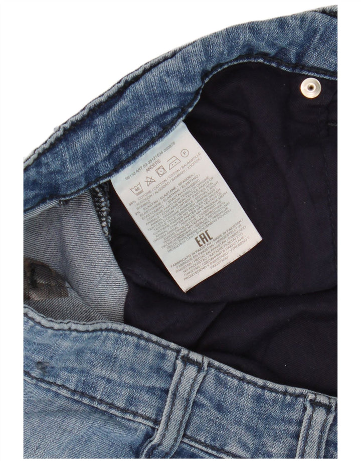 Gas Herren Straight Jeans W36 L29 Blaue Baumwolle