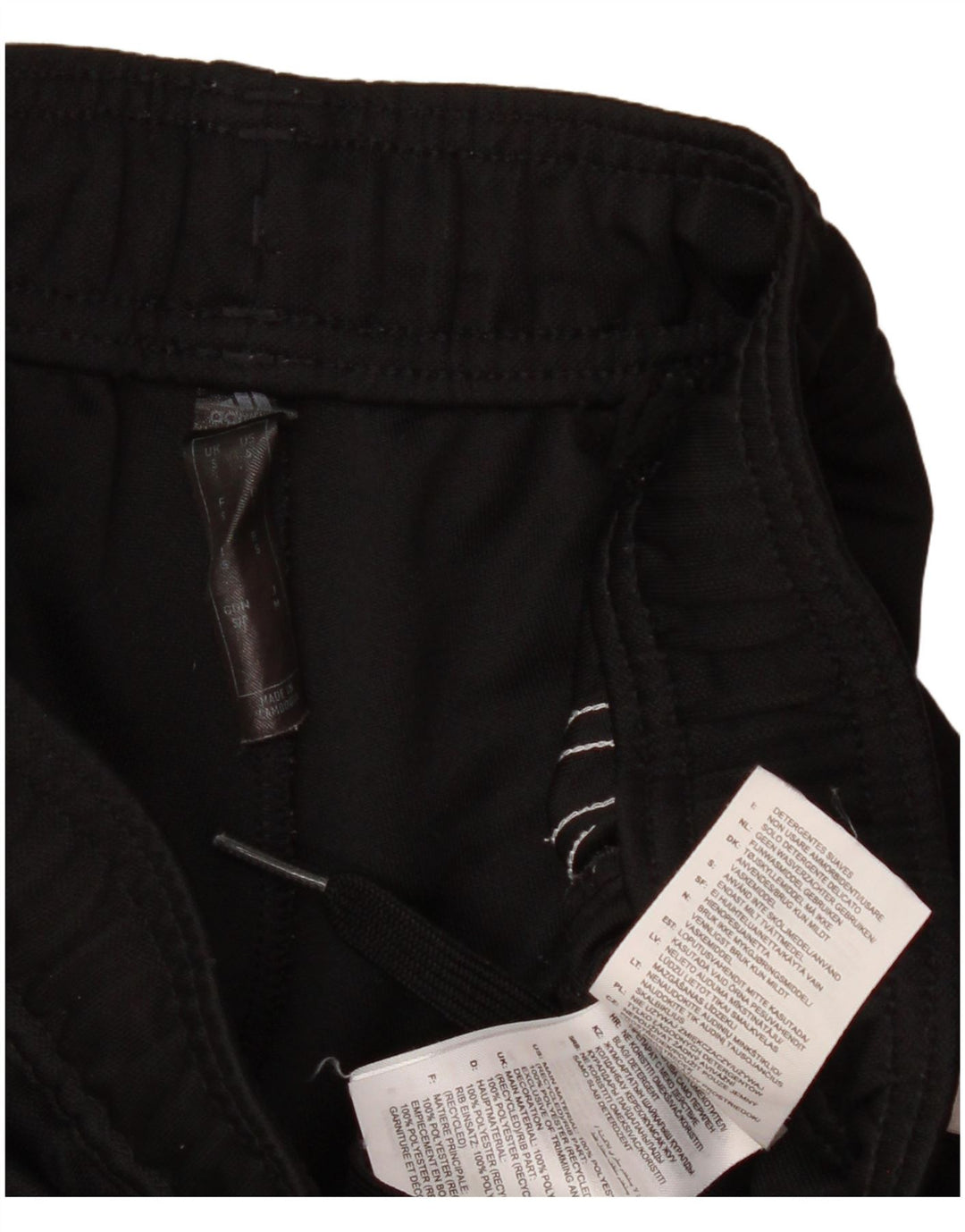 Adidas Damen Aeroready Trainingshose UK 8 Small Schwarz Polyester
